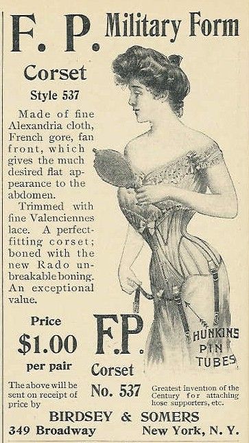 reclama corset 1901